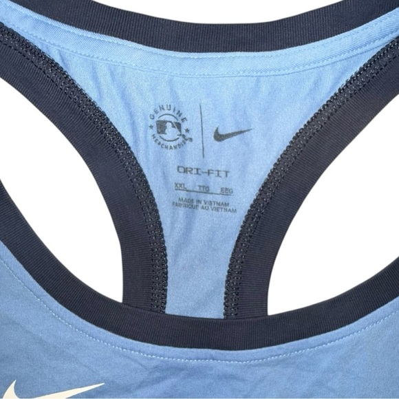 NIKE Women's Tampa Bay Rays Light Blue X-Ray Racerback Performance Tank XXL - Picture 8 of 12